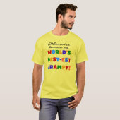 世界で最も恵まれた最高の贈り物として知られる Tシャツ (正面フル)