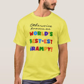 世界で最も恵まれた最高の贈り物として知られる Tシャツ (正面)