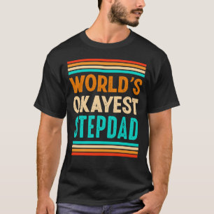 世界で最も恵まれた継父ヴィンテージ父の日 Tシャツ