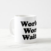 世界で最も悪いウェイター コーヒーマグカップ (正面左)