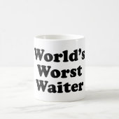 世界で最も悪いウェイター コーヒーマグカップ (中央)
