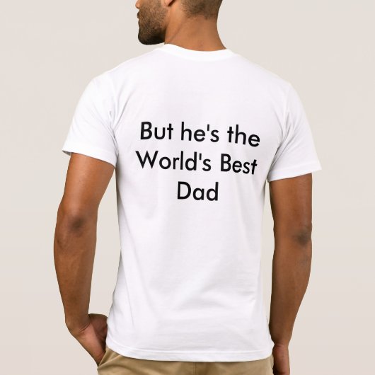 世界で最も悪いゴルファー Tシャツ (裏面)