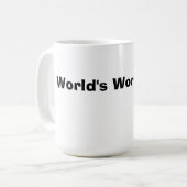 世界で最も悪いボスのマグ コーヒーマグカップ (正面左)