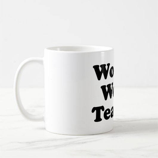 世界で最も悪い先生 コーヒーマグカップ (左)