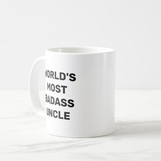 世界で最も悪い叔父のコーヒーマグ コーヒーマグカップ (正面左)