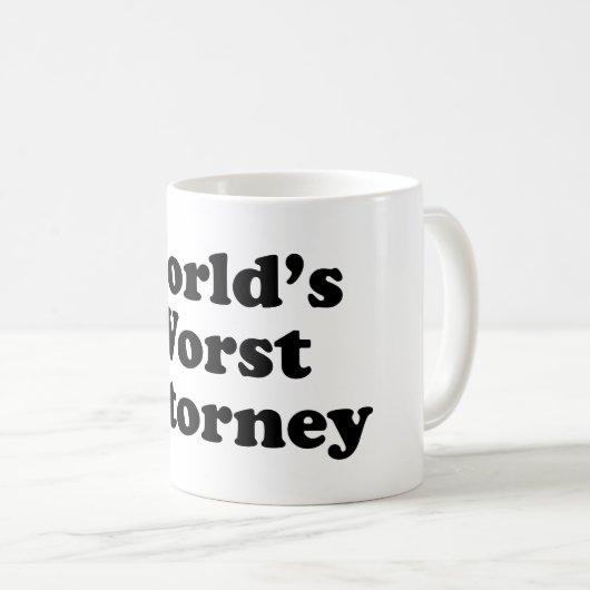 世界で最も悪い弁護士 コーヒーマグカップ (正面右)