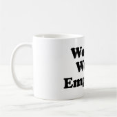 世界で最も悪い従業員 コーヒーマグカップ (左)