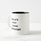 世界で最も悪い薬剤師コーヒーマグ ツートーンマグカップ (正面左)