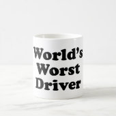 世界で最も悪い運転者 コーヒーマグカップ (中央)