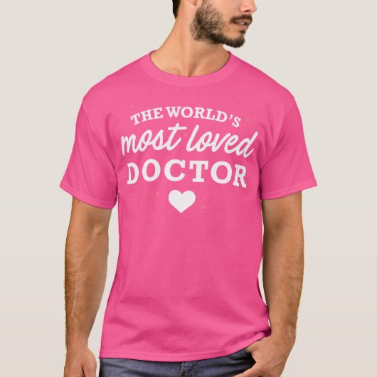 世界で最も愛されているドクターシャおもしろいツValentine_S Tシャツ (正面)