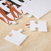 世界で最も愛されているパパパーソナライズされたー ジグソーパズル (側面)