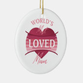 世界で最も愛されている母 セラミックオーナメント (右)
