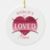 世界で最も愛されている母 セラミックオーナメント (裏面)