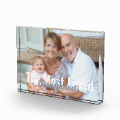 世界で最も愛されている祖父母の写真モダン フォトブロック (右)