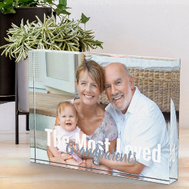 世界で最も愛されている祖父母の写真モダン フォトブロック