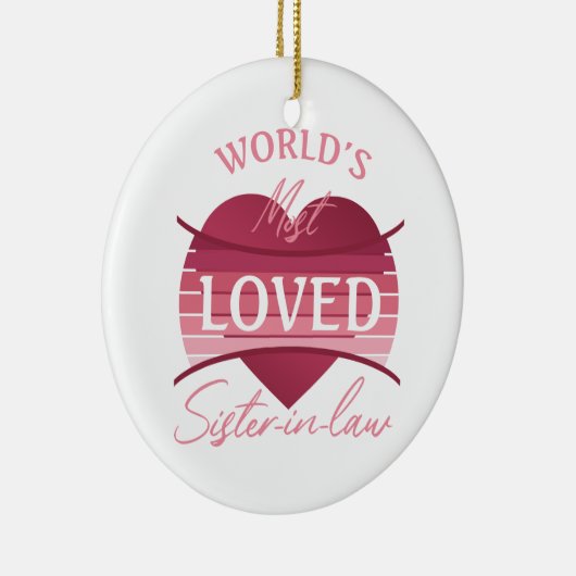 世界で最も愛されている義理の妹 セラミックオーナメント (右)