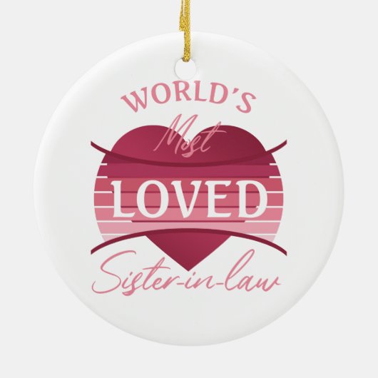 世界で最も愛されている義理の妹 セラミックオーナメント (裏面)