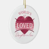 世界で最も愛されている義理の娘 セラミックオーナメント (右)