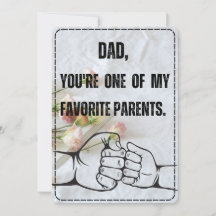 世界で最も愛する親父へ　より　最高の子供より