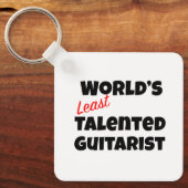 世界で最も才能のないギタリスト キーホルダー (正面)