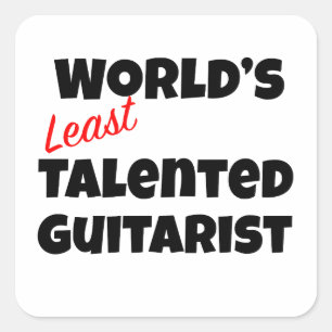世界で最も才能のないギタリスト スクエアシール