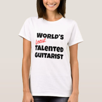 世界で最も才能のないギタリスト Tシャツ