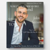 世界で最も抗うことのできない 雑誌の表紙 フォトプラーク (正面)