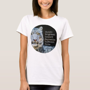 世界で最も明るいヒョウの不況の被害者 Tシャツ