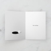 世界で最も普通のゴルファー ユニークなゴルフグリーティングカード カード (内部)