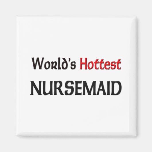 世界で最も暑い保育士 マグネット (正面)