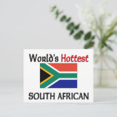 世界で最も暑い南アフリカ ポストカード (スタンド正面)