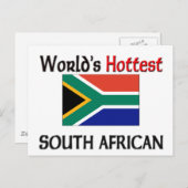 世界で最も暑い南アフリカ ポストカード (正面/裏面)