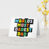 世界で最も暗いパパ カード (黄色い花)