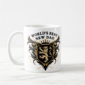 世界で最も最高ので新しいパパ コーヒーマグカップ (左)
