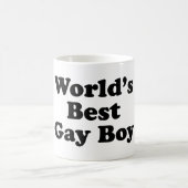 世界で最も最高ので陽気な男の子 コーヒーマグカップ (中央)