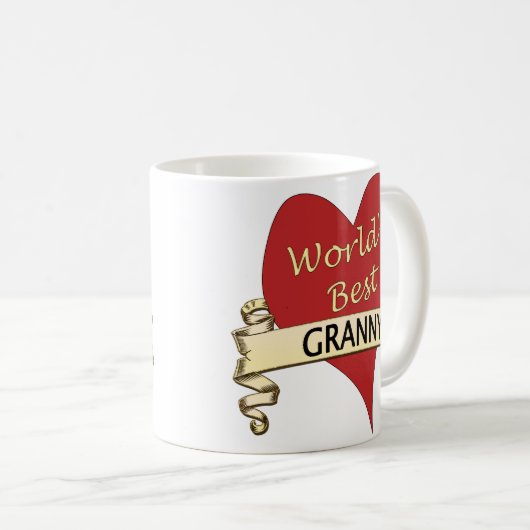 世界で最も最高のなおばあさん コーヒーマグカップ (正面右)