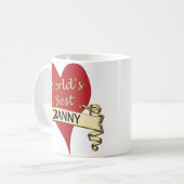 世界で最も最高のなおばあさん コーヒーマグカップ (正面左)