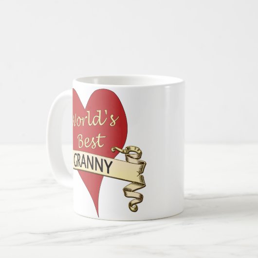 世界で最も最高のなおばあさん コーヒーマグカップ (正面左)