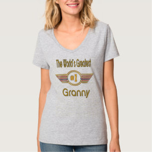 世界で最も最高のなおばあさん Tシャツ