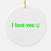 世界で最も最高のなお母さんのオーナメント セラミックオーナメント (裏面)