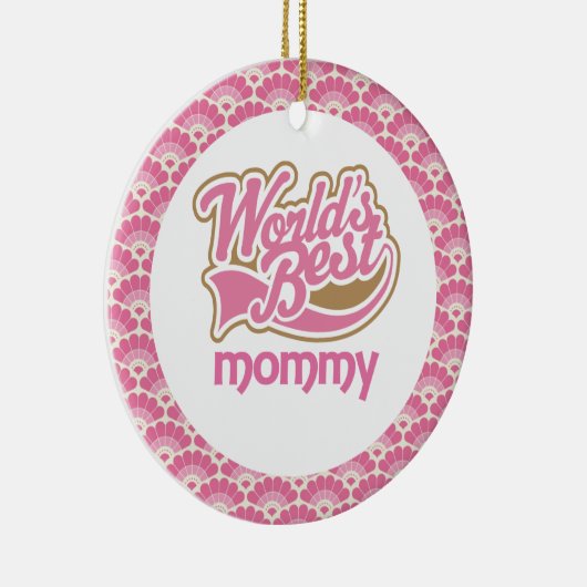 世界で最も最高のなお母さんのギフトのオーナメント セラミックオーナメント (右)