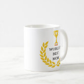 世界で最も最高のなお母さんのトロフィのコーヒー・マグ コーヒーマグカップ (正面右)