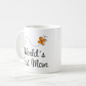 世界で最も最高のなお母さんの母の日のギフト コーヒーマグカップ (正面左)
