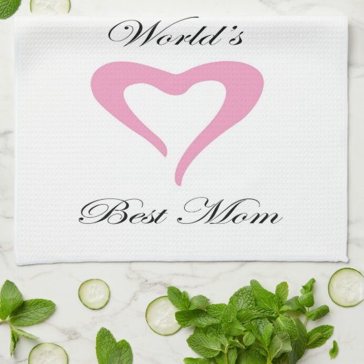 世界で最も最高のなお母さん キッチンタオル (折り畳み)