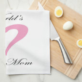 世界で最も最高のなお母さん キッチンタオル (四つ折り)