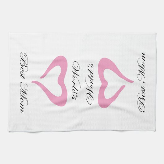 世界で最も最高のなお母さん キッチンタオル (横)