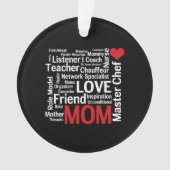 世界で最も最高のなお母さん-母の日か誕生日 オーナメント (正面)
