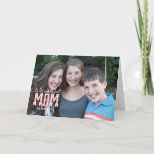 世界で最も最高のなお母さん、私達は愛します! カード