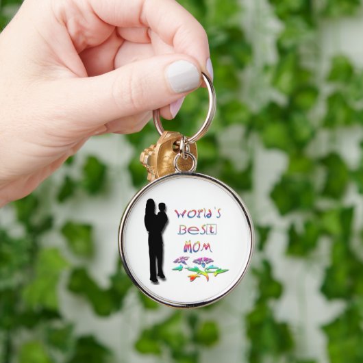 世界で最も最高のなお母さんKeychain キーホルダー (手)
