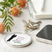 世界で最も最高のなお母さんKeychain キーホルダー (側面)